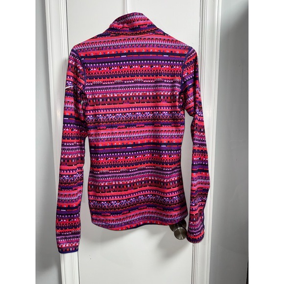 Nike Pro Dri Fit Hyperwarm 8 Bit 1/2 Zip Tribal Fair Isle Women's Size Medium - Picture 2 of 7